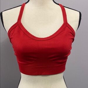 Red Women's Intimate Crop Top